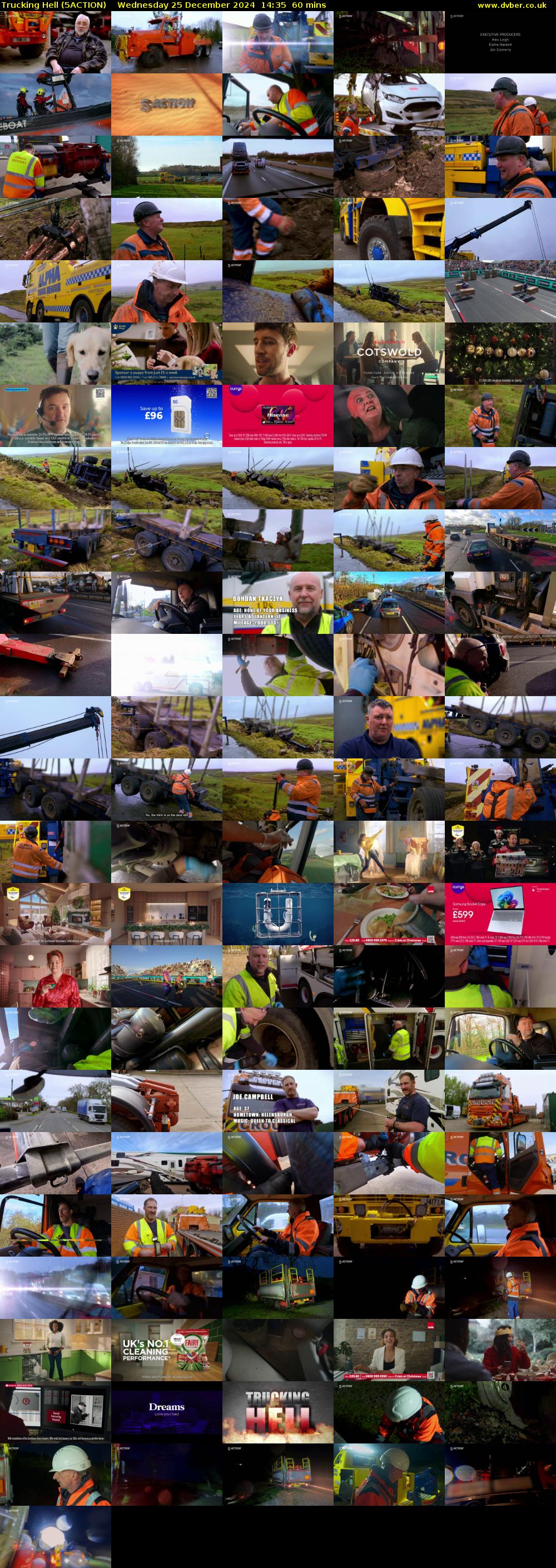 Trucking Hell (5ACTION) Wednesday 25 December 2024 14:35 - 15:35