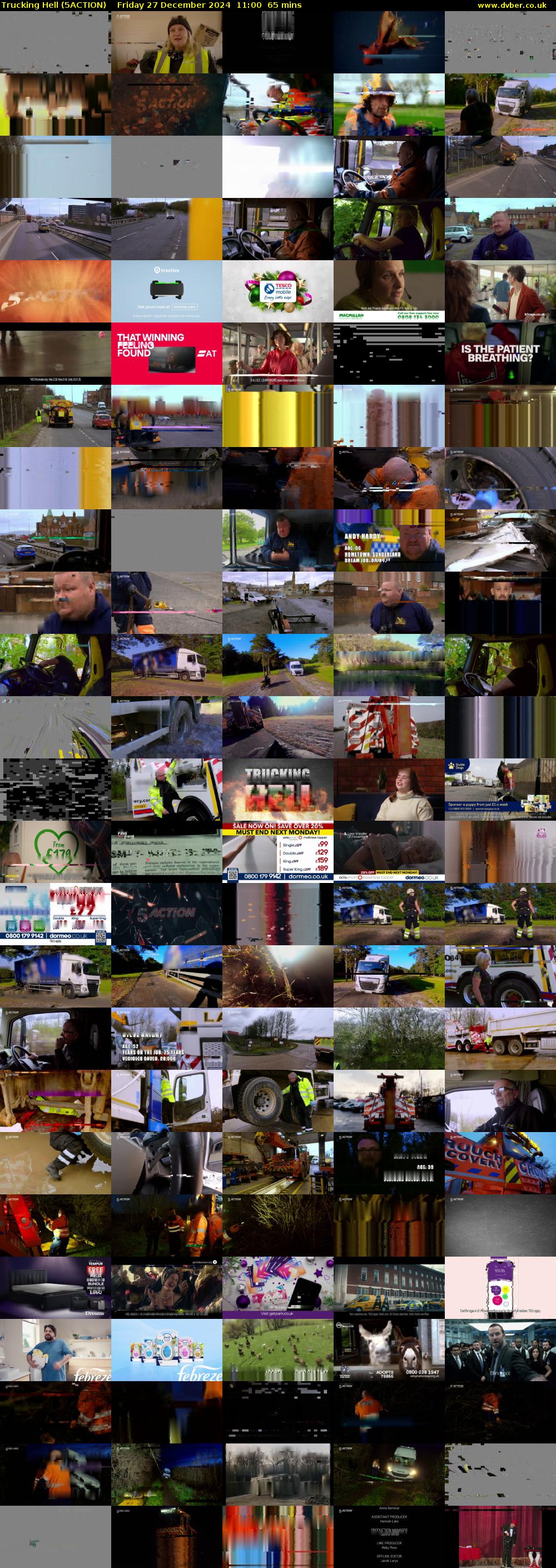 Trucking Hell (5ACTION) Friday 27 December 2024 11:00 - 12:05