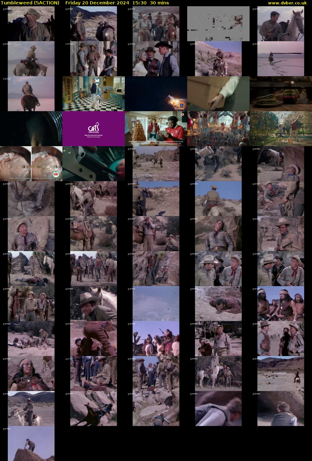 Tumbleweed (5ACTION) Friday 20 December 2024 15:30 - 16:00