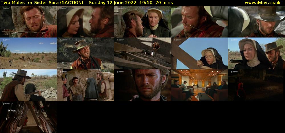 Two Mules for Sister Sara (5ACTION) Sunday 12 June 2022 19:50 - 21:00