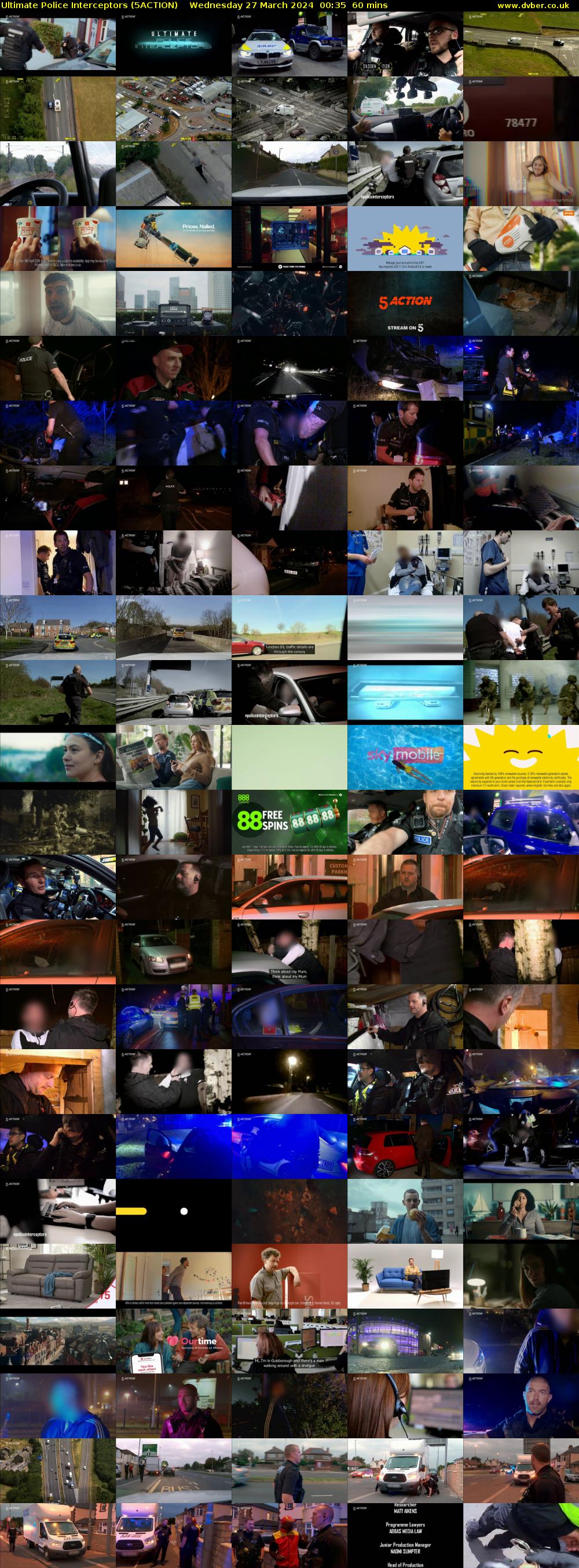 Ultimate Police Interceptors (5ACTION) Wednesday 27 March 2024 00:35 - 01:35