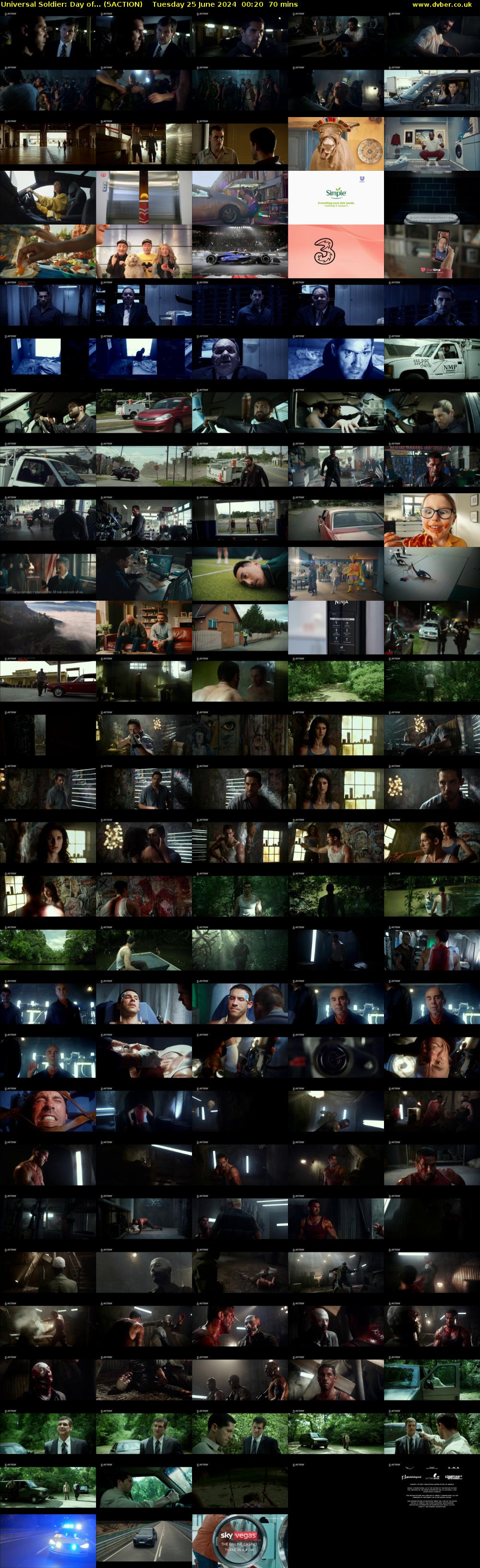 Universal Soldier: Day of... (5ACTION) Tuesday 25 June 2024 00:20 - 01:30