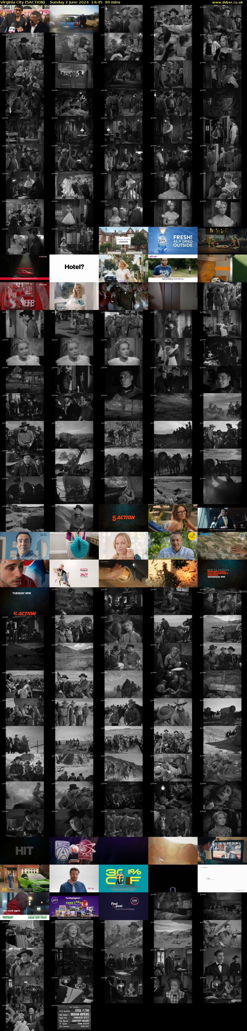 Virginia City (5ACTION) Sunday 2 June 2024 14:45 - 16:15