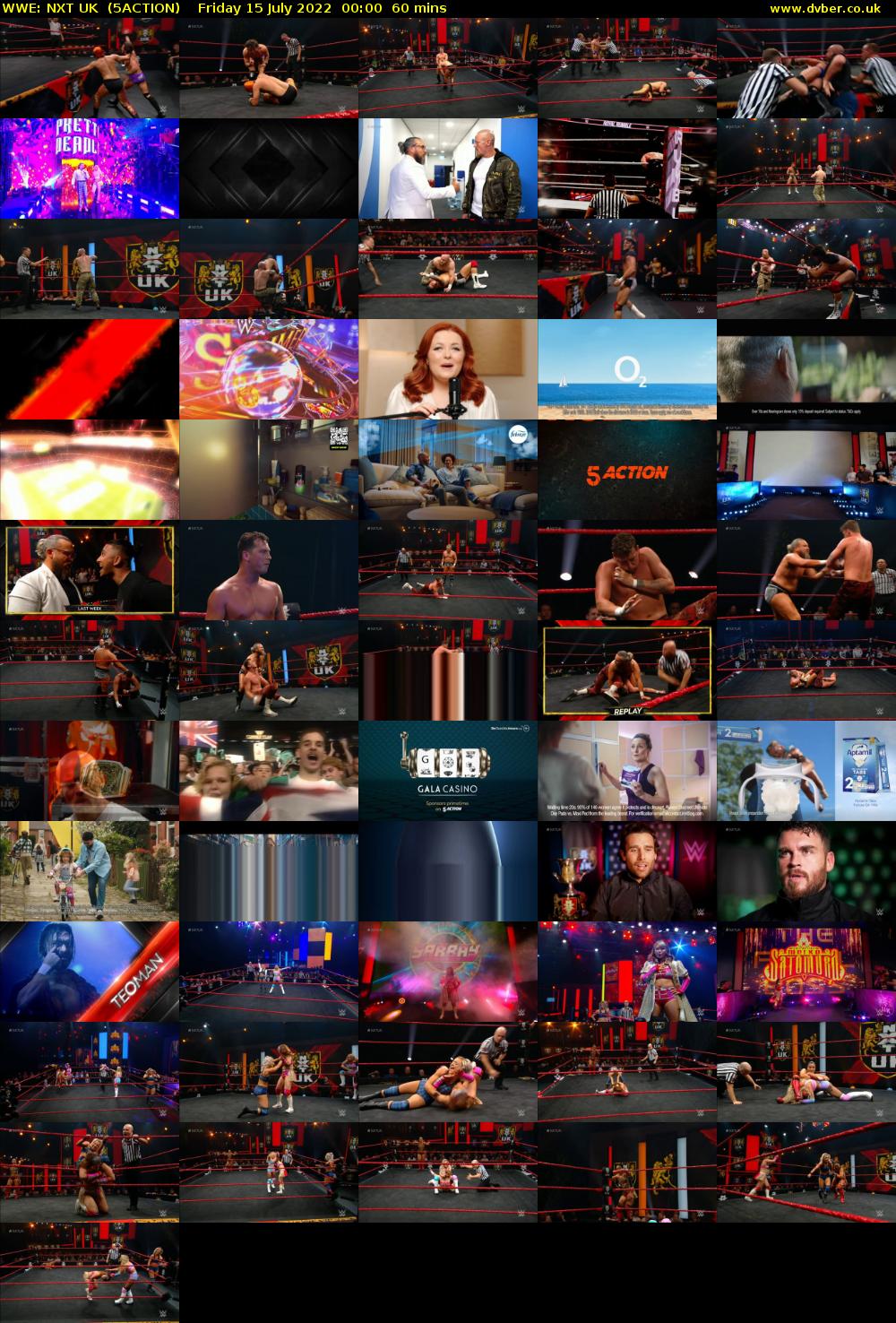 WWE: NXT UK  (5ACTION) Friday 15 July 2022 00:00 - 01:00