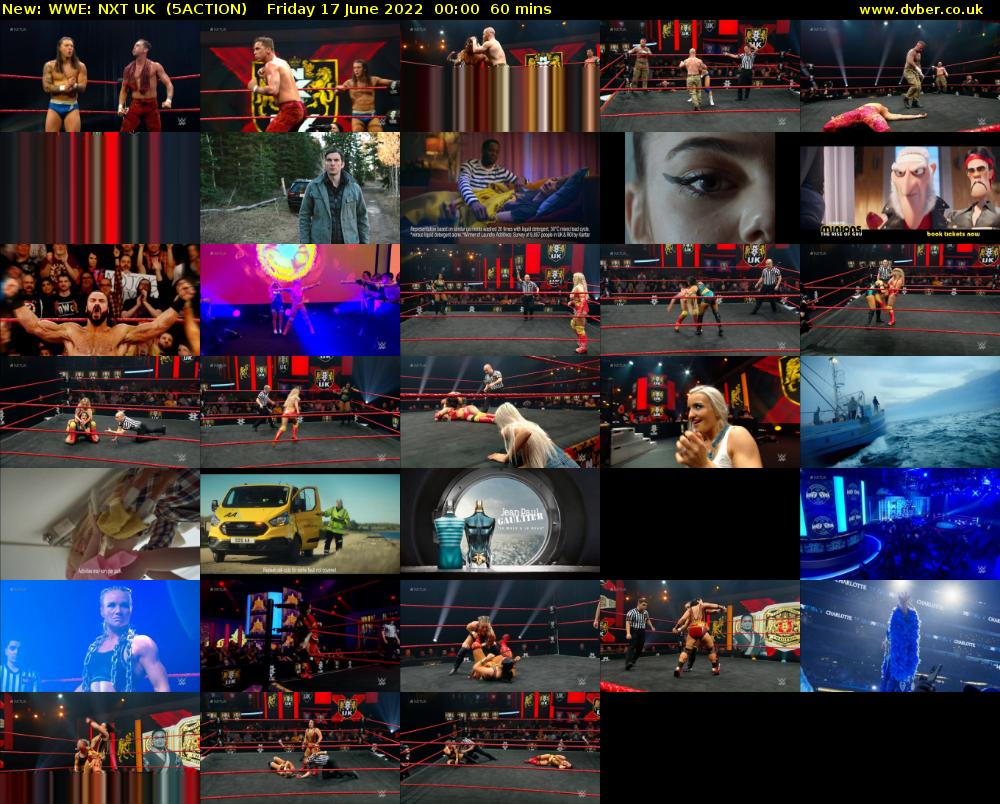 WWE: NXT UK (5ACTION) Friday 17 June 2022 00:00 - 01:00