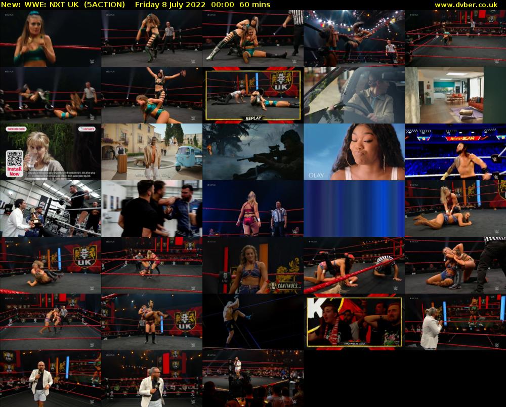 WWE: NXT UK (5ACTION) Friday 8 July 2022 00:00 - 01:00