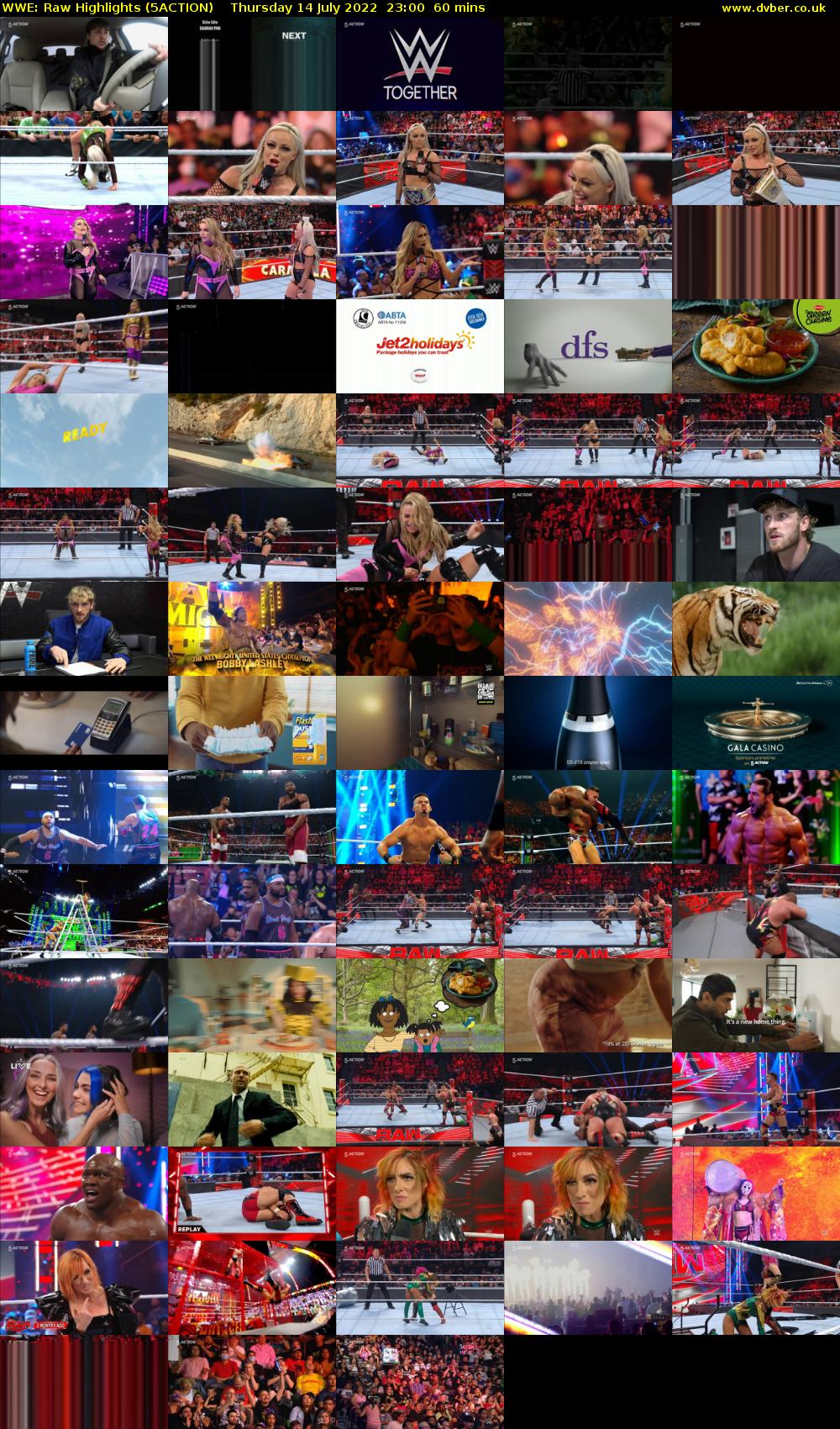 WWE: Raw Highlights (5ACTION) Thursday 14 July 2022 23:00 - 00:00