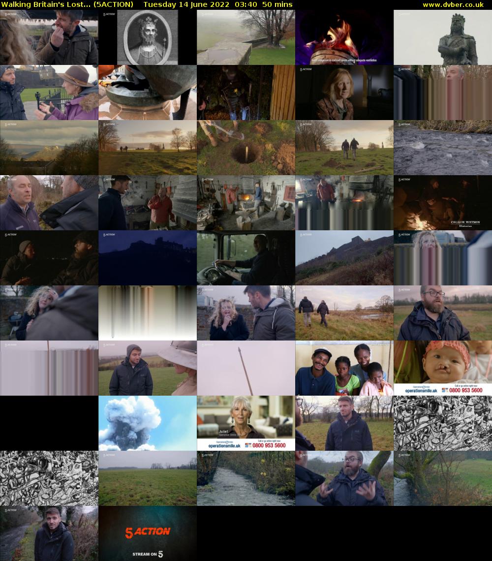 Walking Britain's Lost... (5ACTION) Tuesday 14 June 2022 03:40 - 04:30