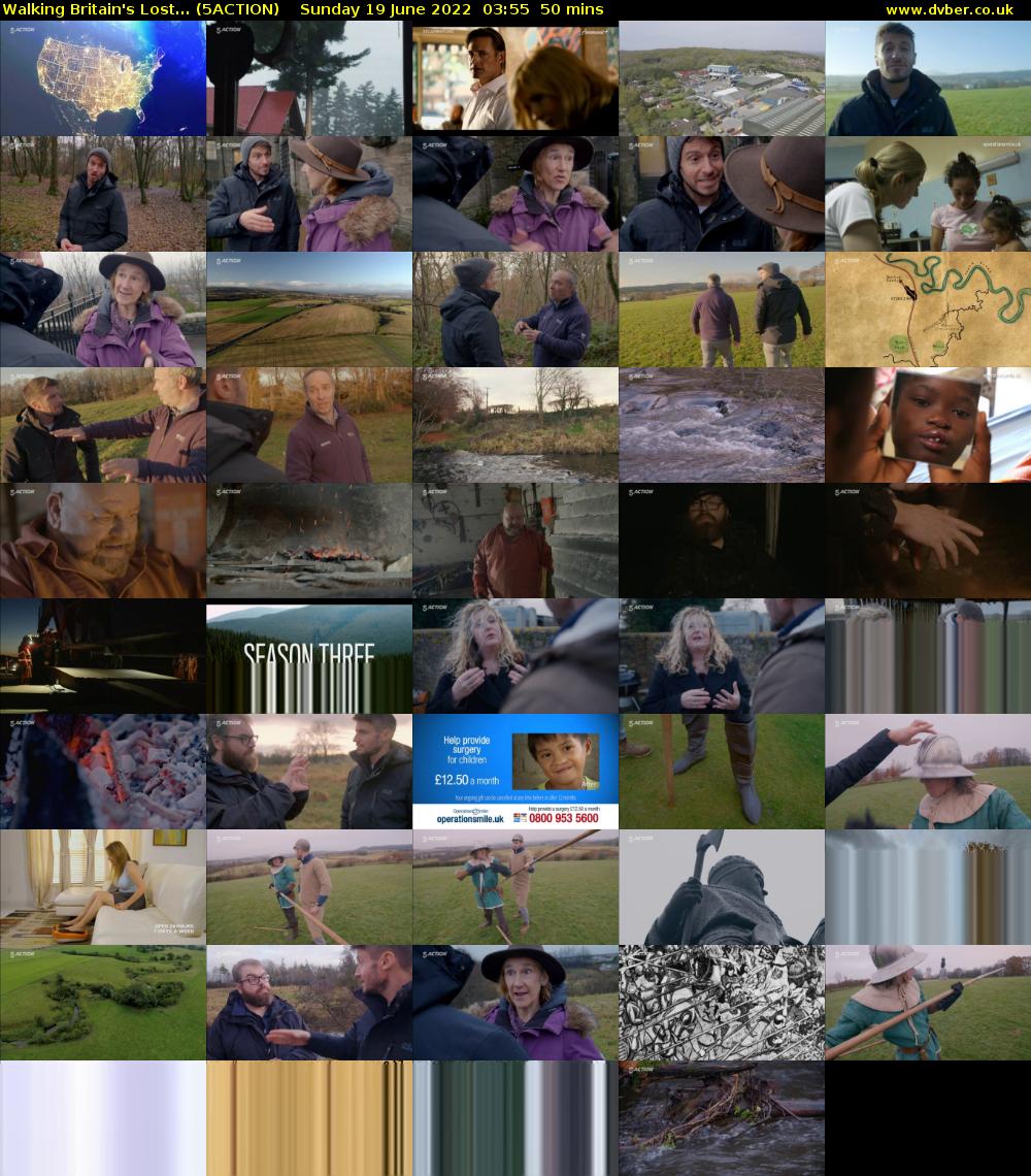 Walking Britain's Lost... (5ACTION) Sunday 19 June 2022 03:55 - 04:45
