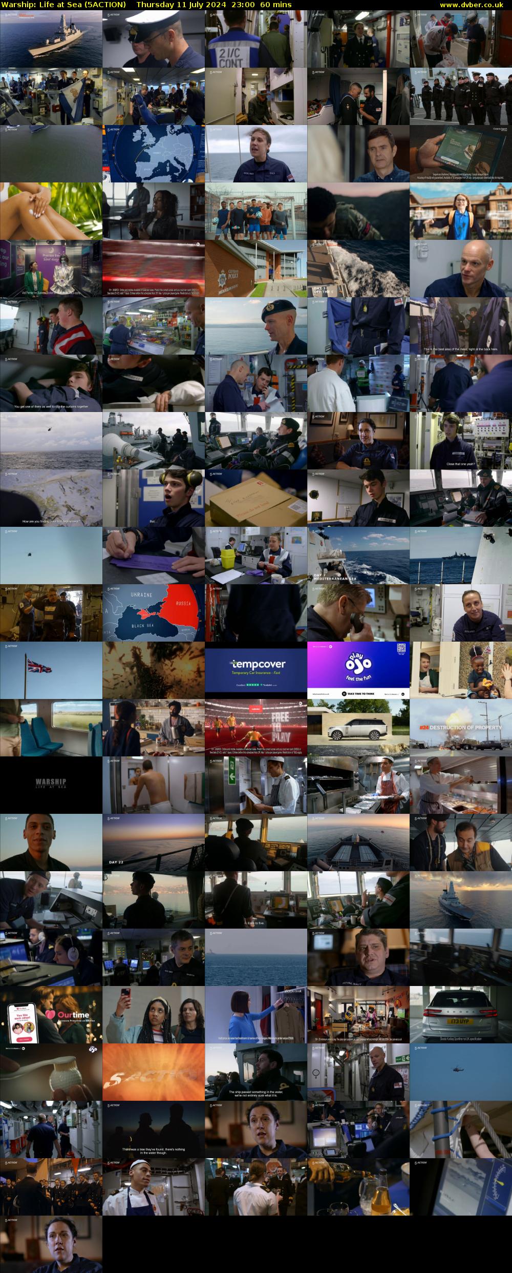 Warship: Life at Sea (5ACTION) Thursday 11 July 2024 23:00 - 00:00