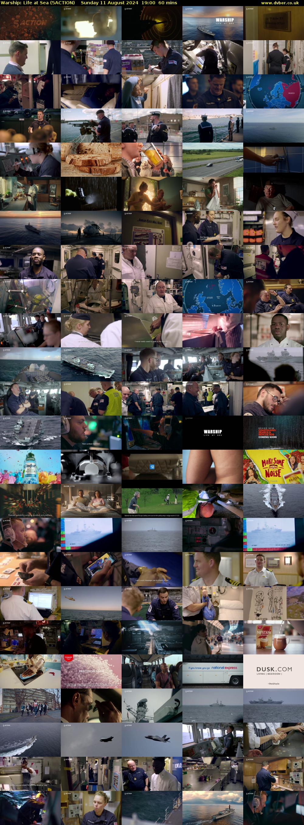 Warship: Life at Sea (5ACTION) Sunday 11 August 2024 19:00 - 20:00