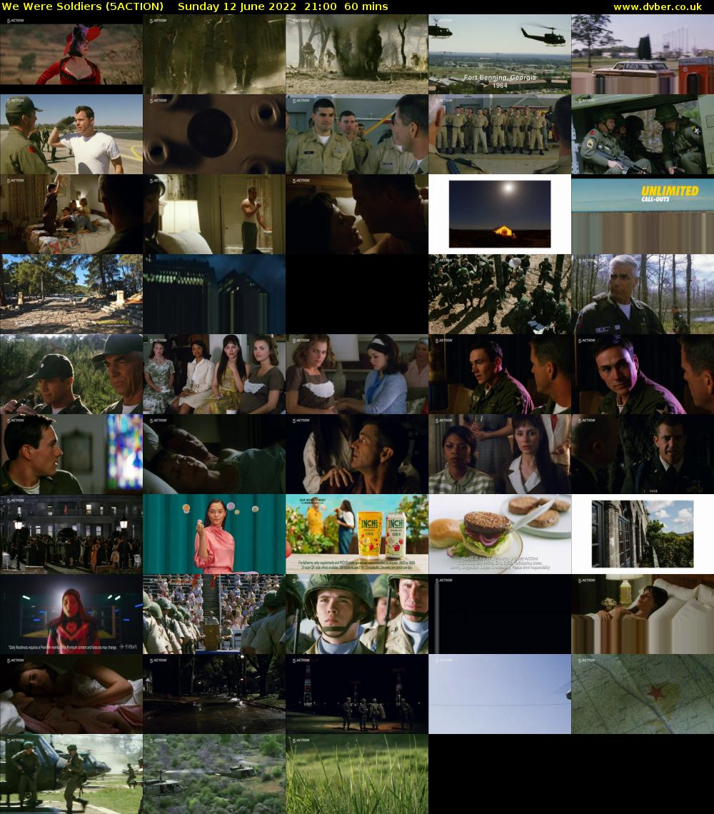 We Were Soldiers (5ACTION) Sunday 12 June 2022 21:00 - 22:00