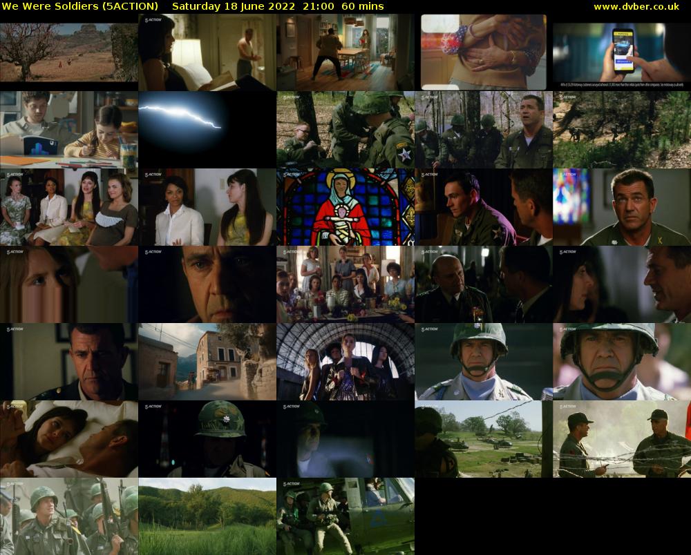 We Were Soldiers (5ACTION) Saturday 18 June 2022 21:00 - 22:00