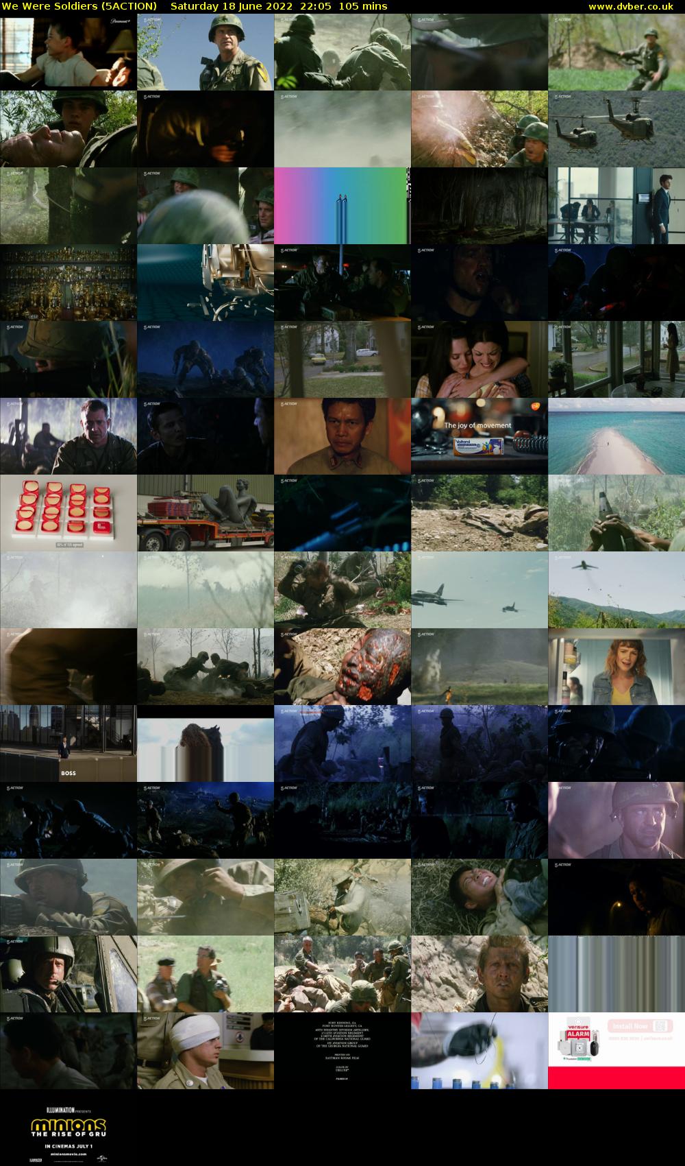 We Were Soldiers (5ACTION) Saturday 18 June 2022 22:05 - 23:50