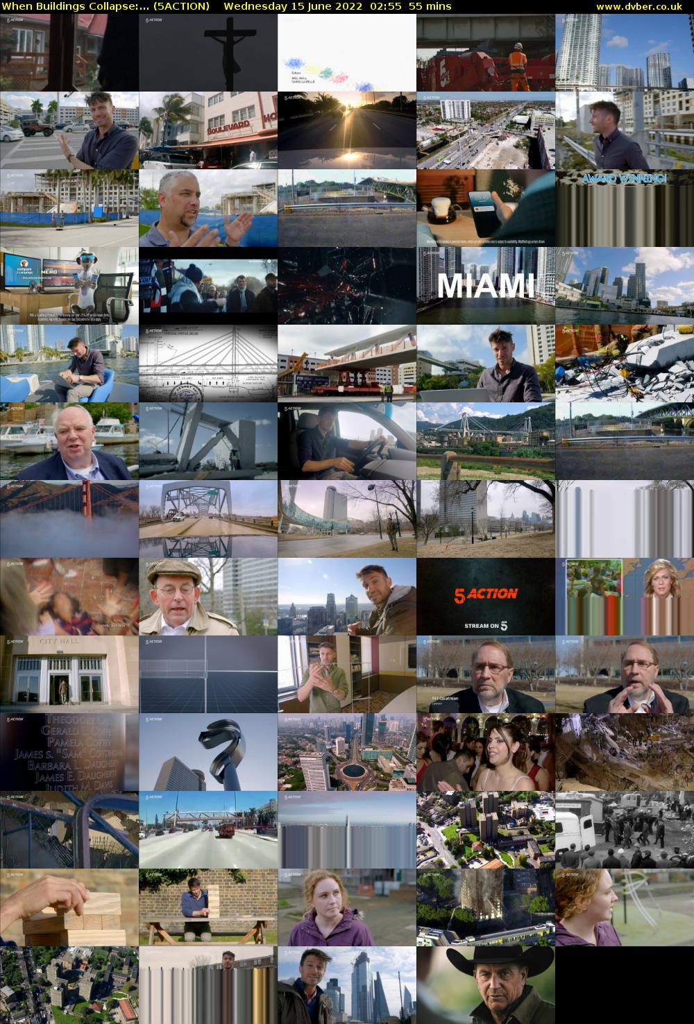 When Buildings Collapse:... (5ACTION) Wednesday 15 June 2022 02:55 - 03:50