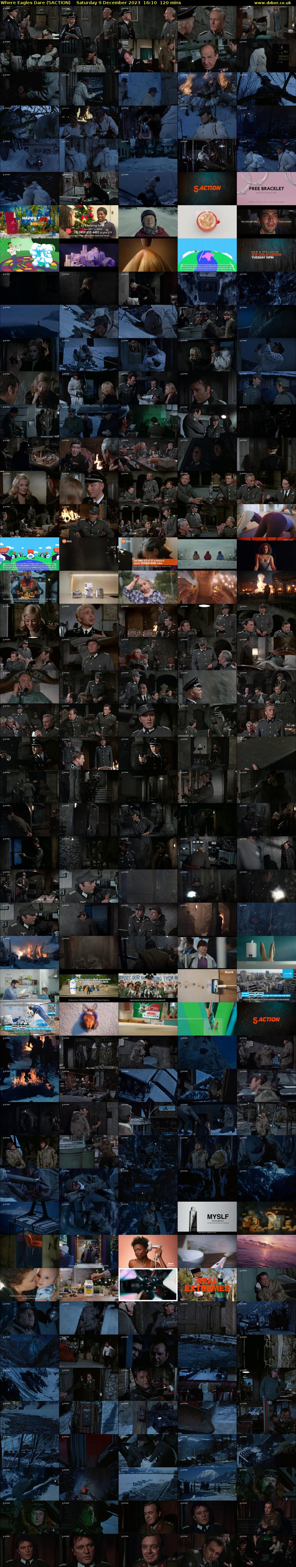 Where Eagles Dare (5ACTION) Saturday 9 December 2023 16:10 - 18:10