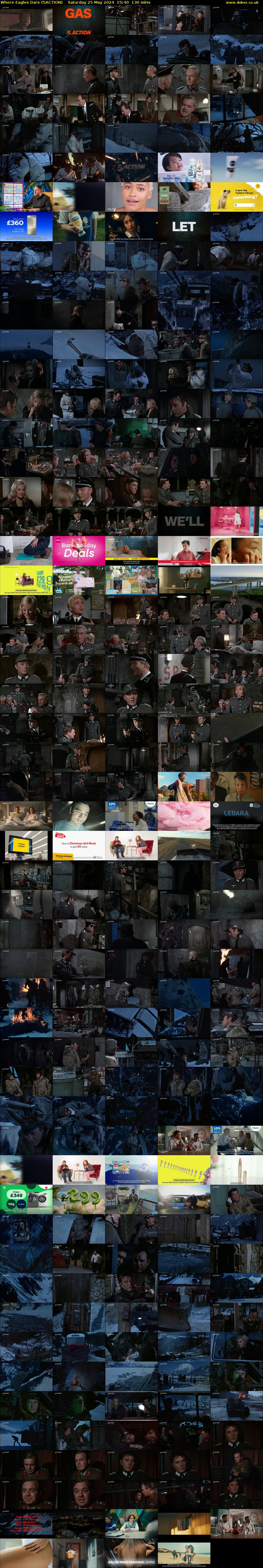Where Eagles Dare (5ACTION) Saturday 25 May 2024 15:40 - 17:50