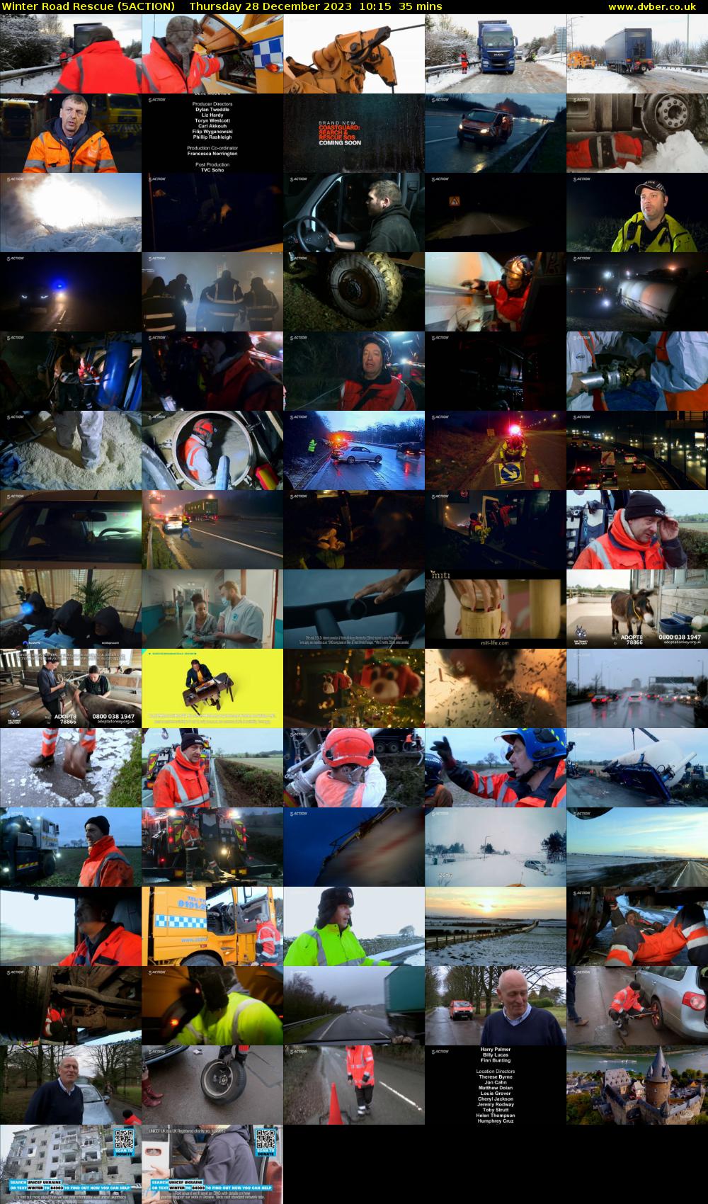 Winter Road Rescue (5ACTION) Thursday 28 December 2023 10:15 - 10:50