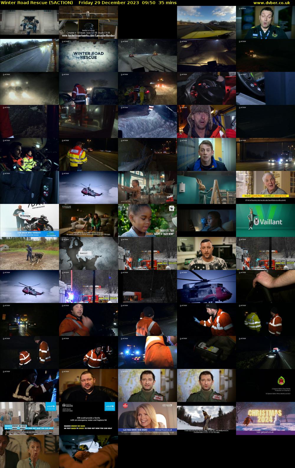Winter Road Rescue (5ACTION) Friday 29 December 2023 09:50 - 10:25