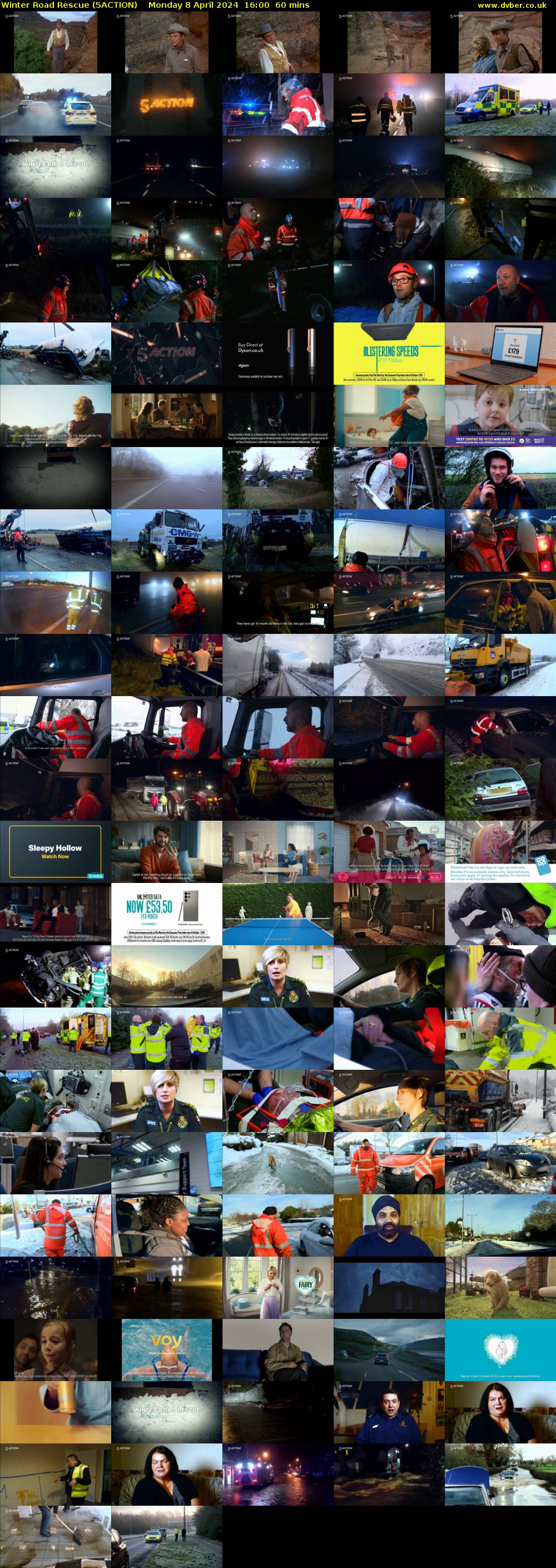 Winter Road Rescue (5ACTION) Monday 8 April 2024 16:00 - 17:00