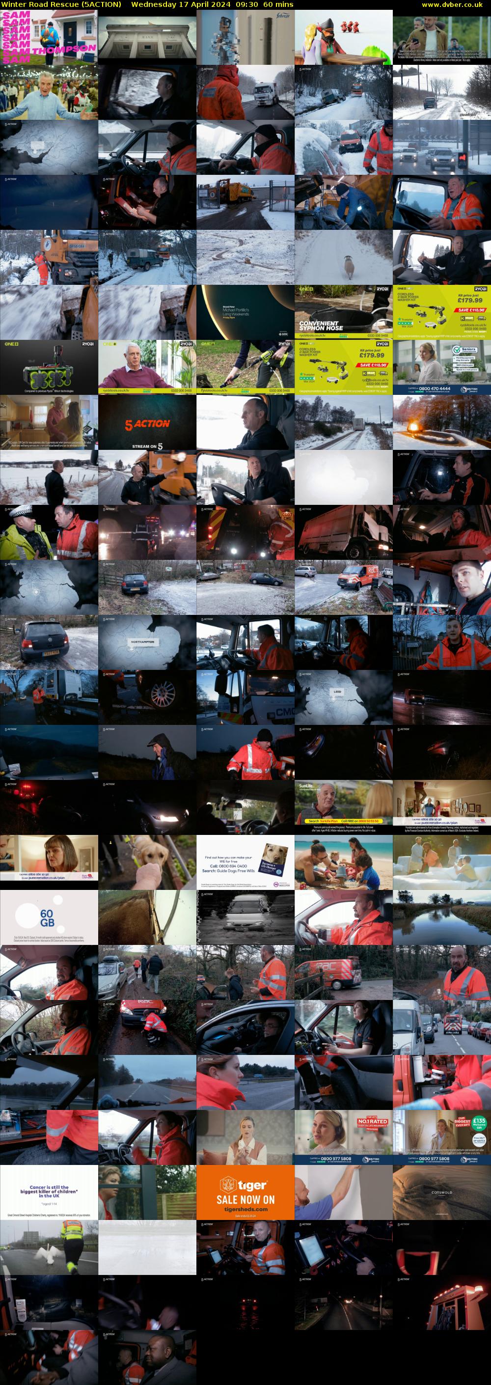 Winter Road Rescue (5ACTION) Wednesday 17 April 2024 09:30 - 10:30