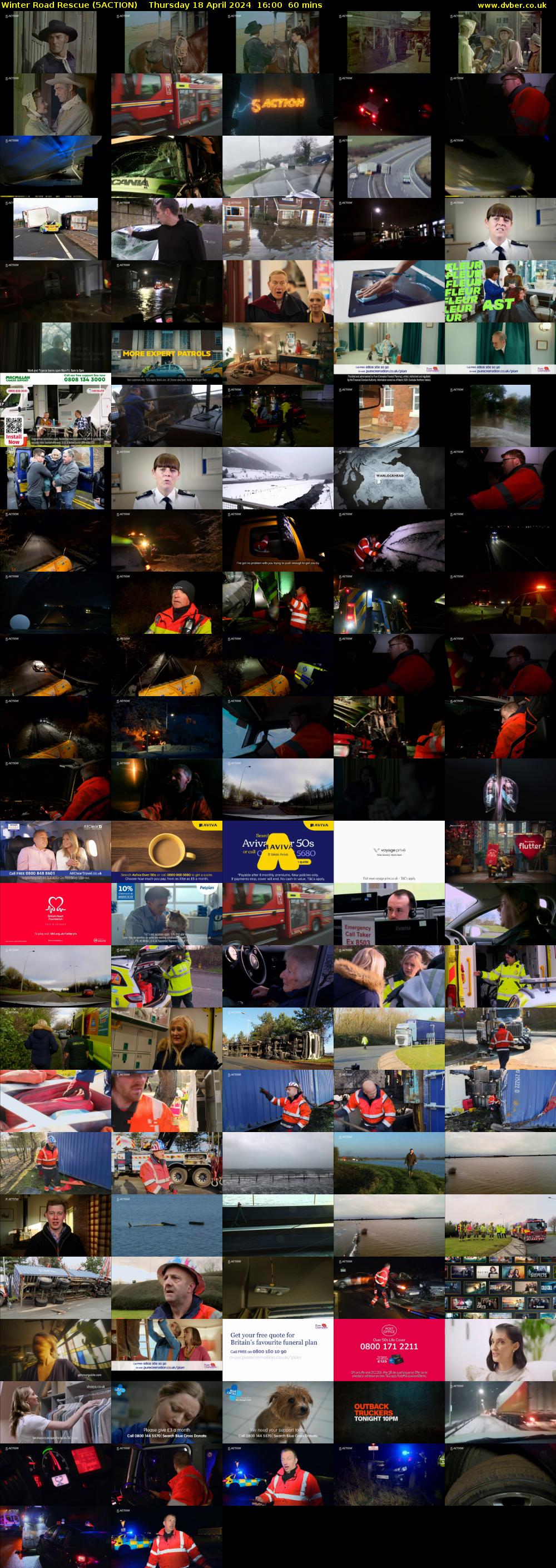 Winter Road Rescue (5ACTION) Thursday 18 April 2024 16:00 - 17:00