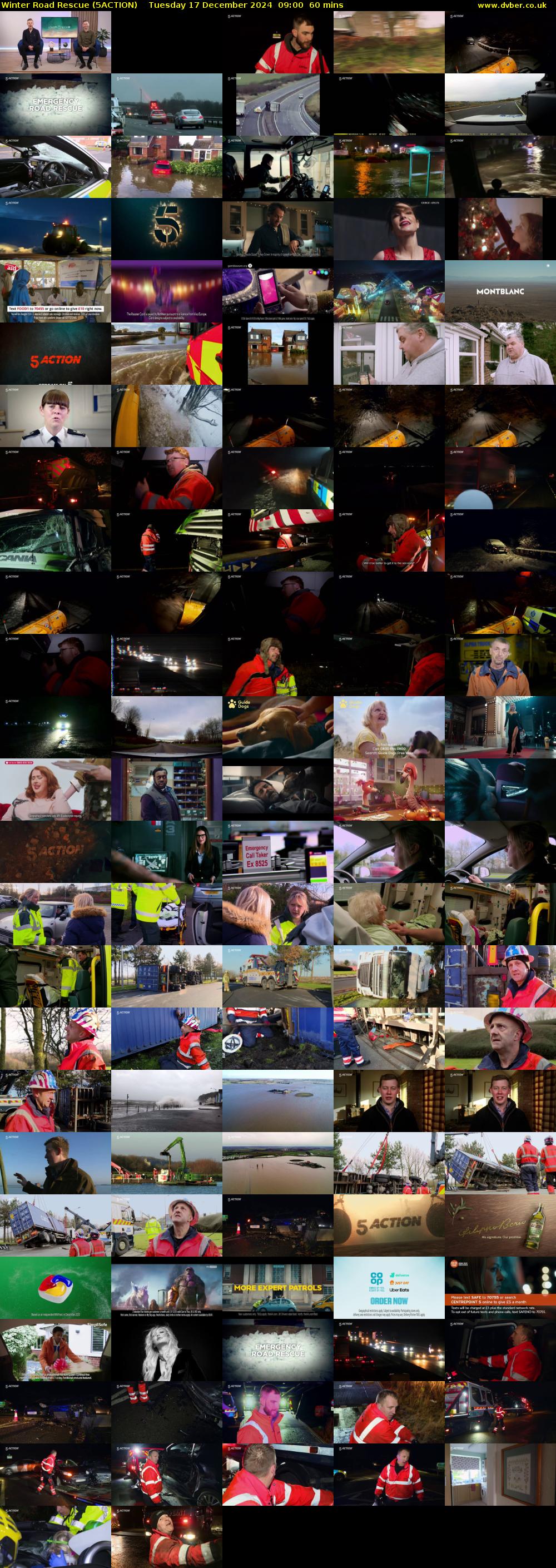 Winter Road Rescue (5ACTION) Tuesday 17 December 2024 09:00 - 10:00