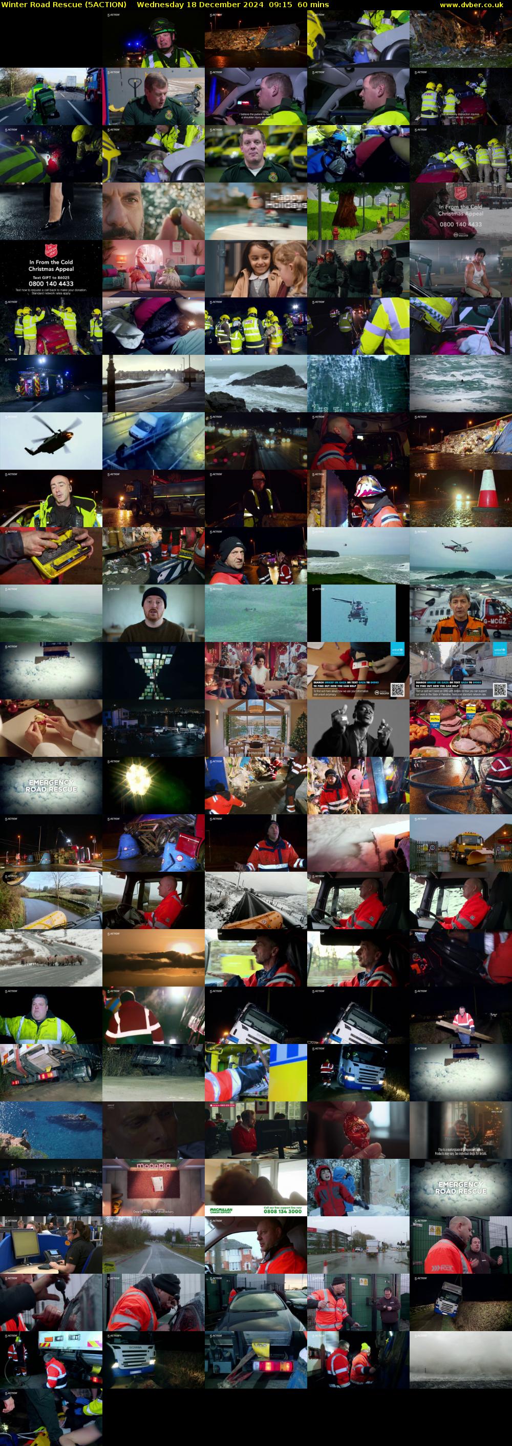 Winter Road Rescue (5ACTION) Wednesday 18 December 2024 09:15 - 10:15