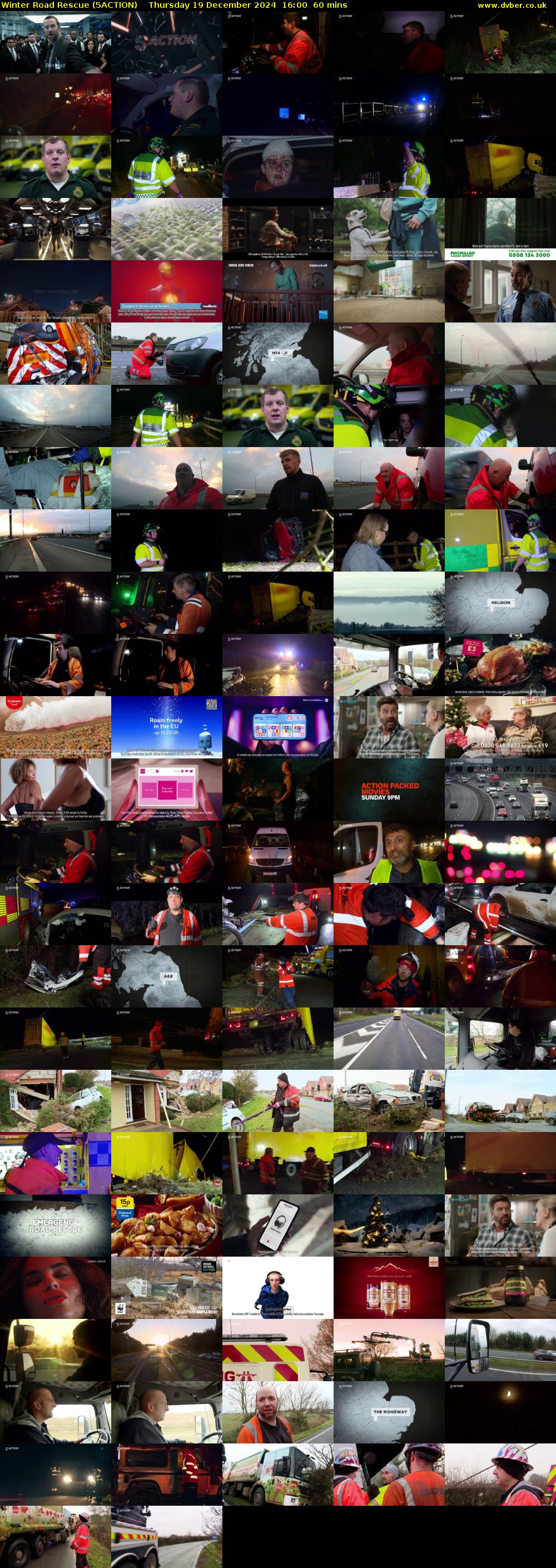 Winter Road Rescue (5ACTION) Thursday 19 December 2024 16:00 - 17:00