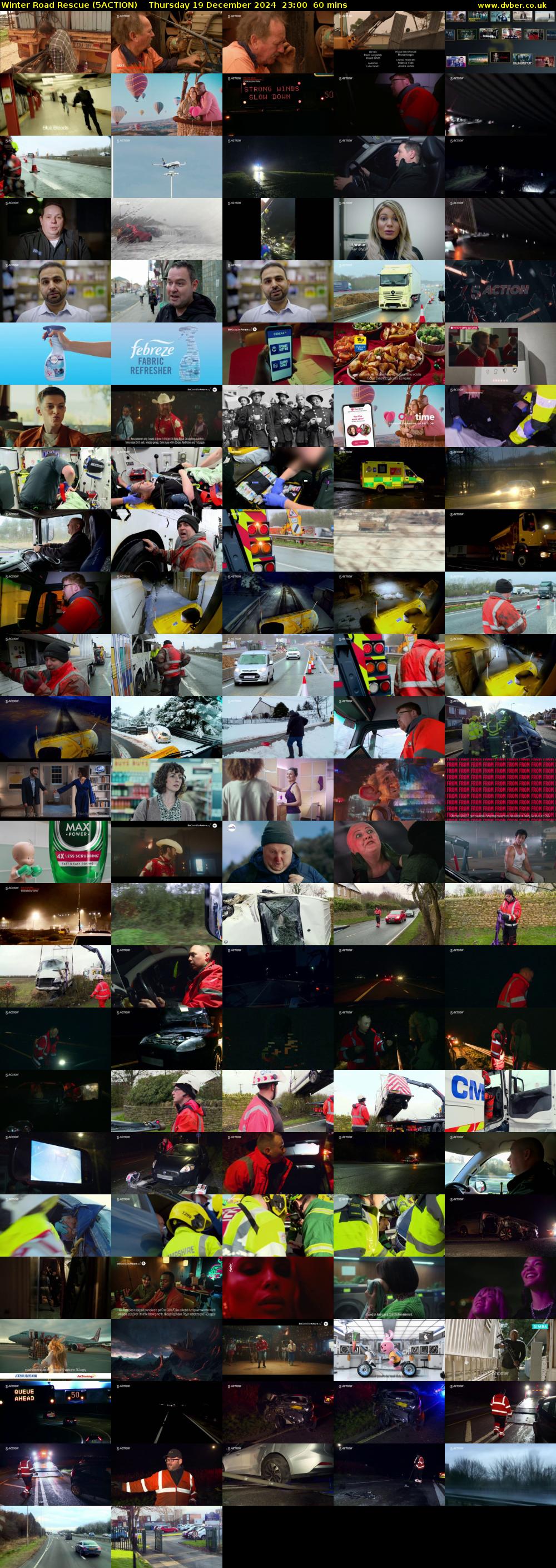 Winter Road Rescue (5ACTION) Thursday 19 December 2024 23:00 - 00:00