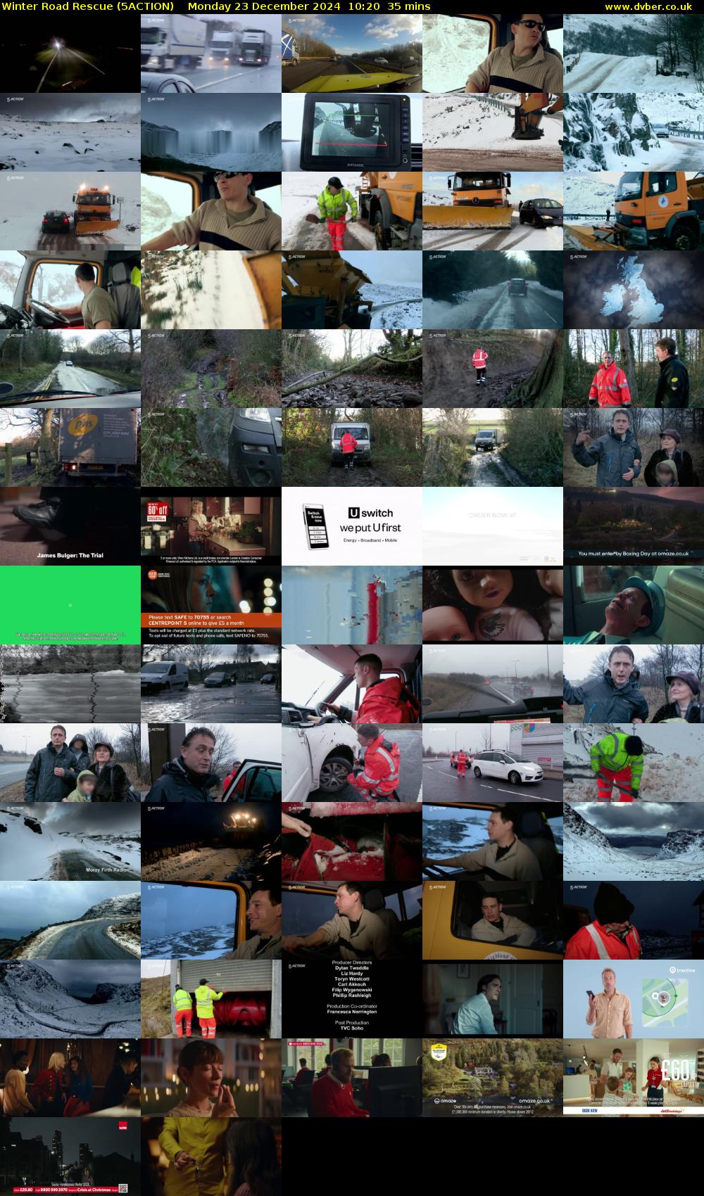 Winter Road Rescue (5ACTION) Monday 23 December 2024 10:20 - 10:55
