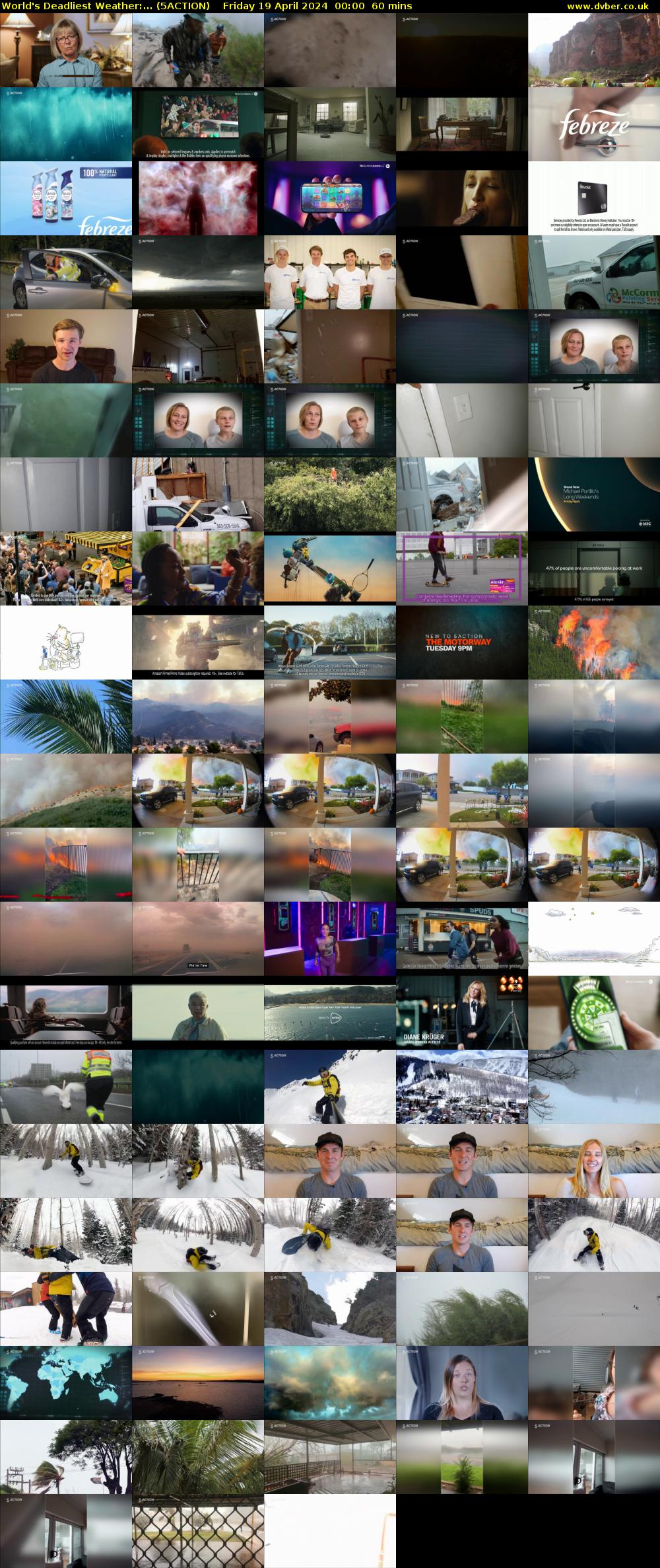 World's Deadliest Weather:... (5ACTION) Friday 19 April 2024 00:00 - 01:00