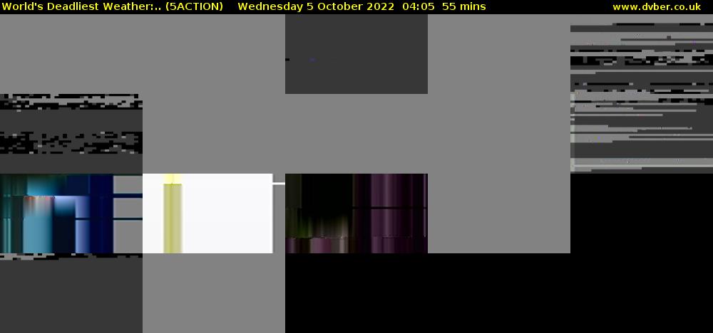 World's Deadliest Weather:.. (5ACTION) Wednesday 5 October 2022 04:05 - 05:00