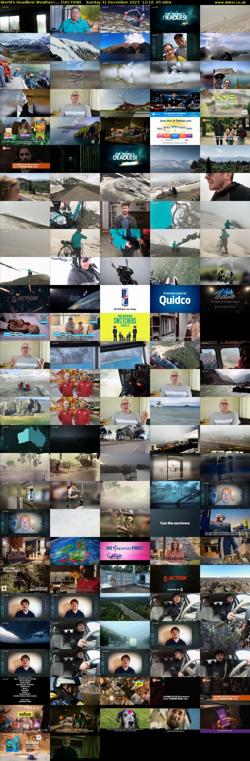 World's Deadliest Weather::... (5ACTION) Sunday 31 December 2023 12:10 - 13:15
