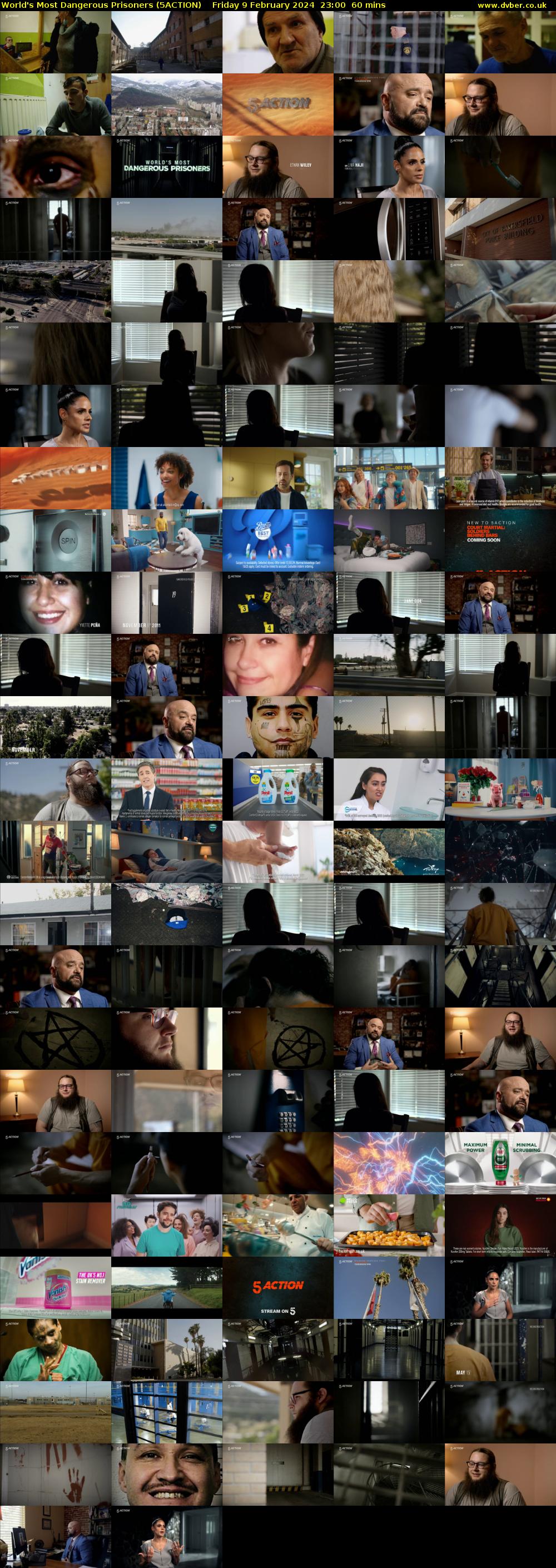 World's Most Dangerous Prisoners (5ACTION) Friday 9 February 2024 23:00 - 00:00