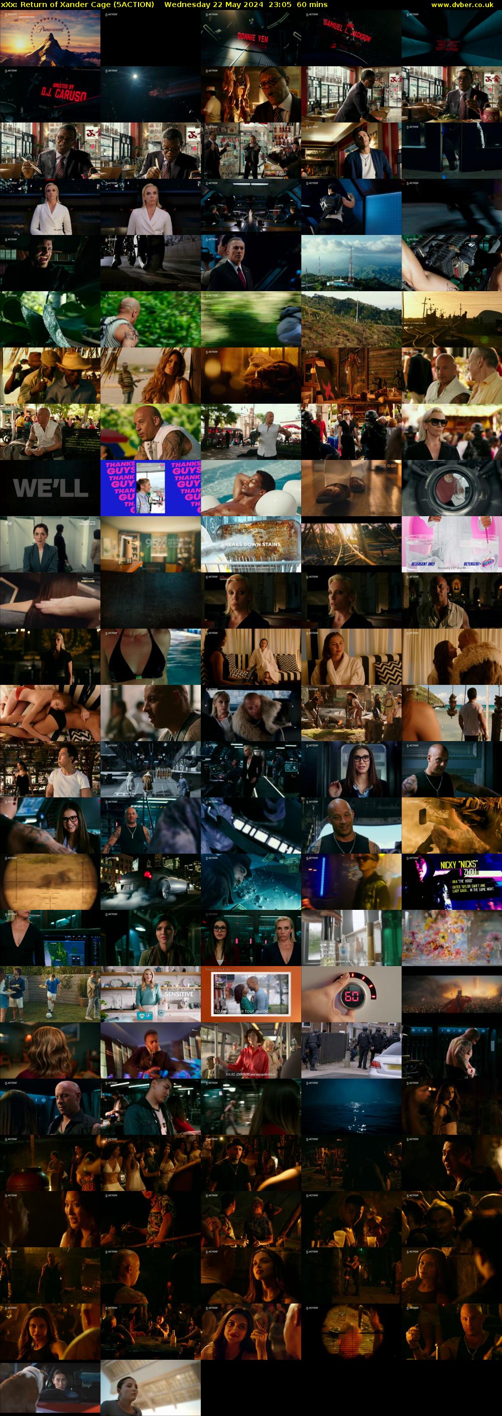 xXx: Return of Xander Cage (5ACTION) Wednesday 22 May 2024 23:05 - 00:05