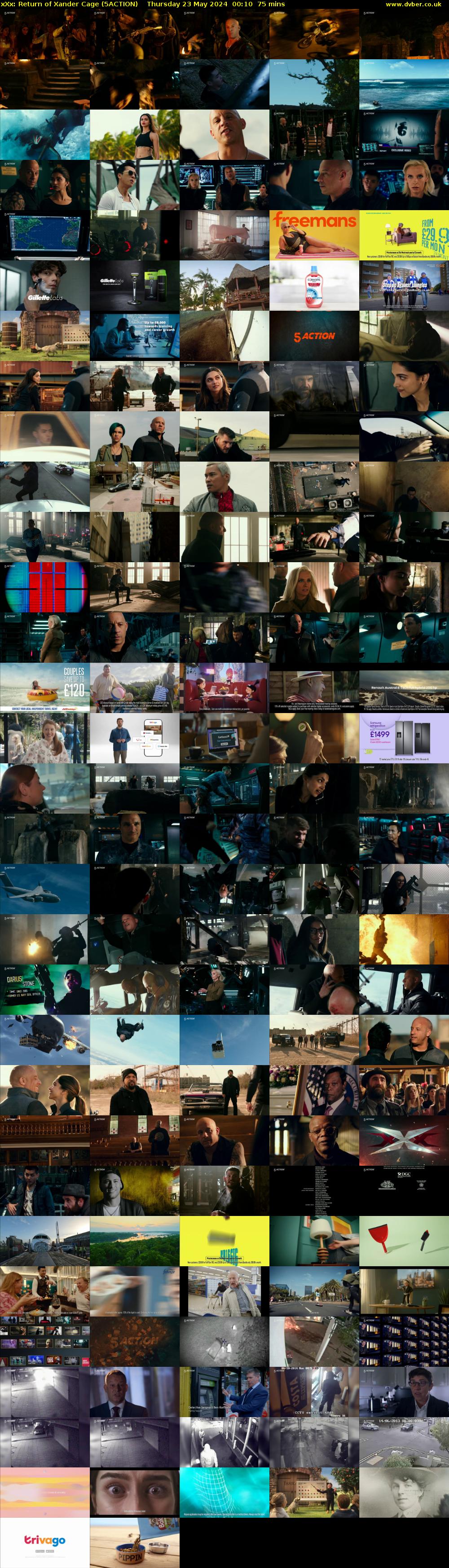 xXx: Return of Xander Cage (5ACTION) Thursday 23 May 2024 00:10 - 01:25