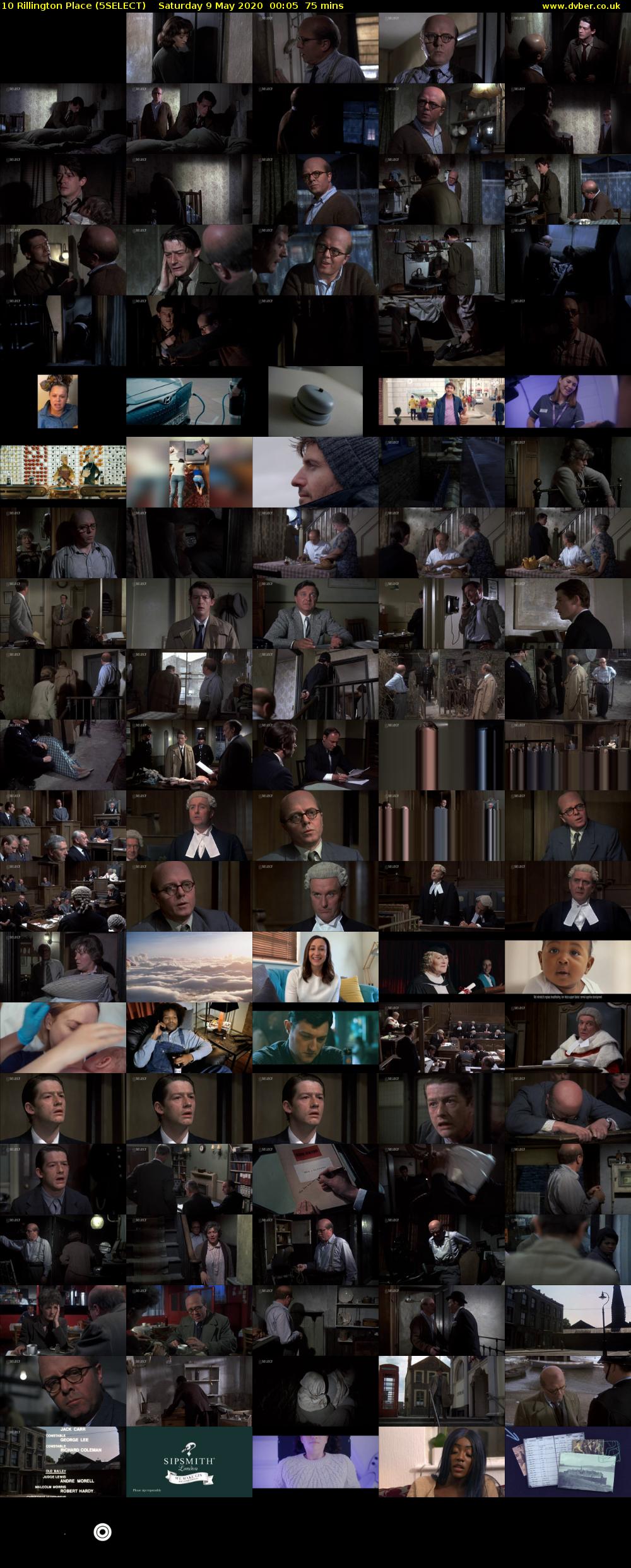 10 Rillington Place (5SELECT) Saturday 9 May 2020 00:05 - 01:20