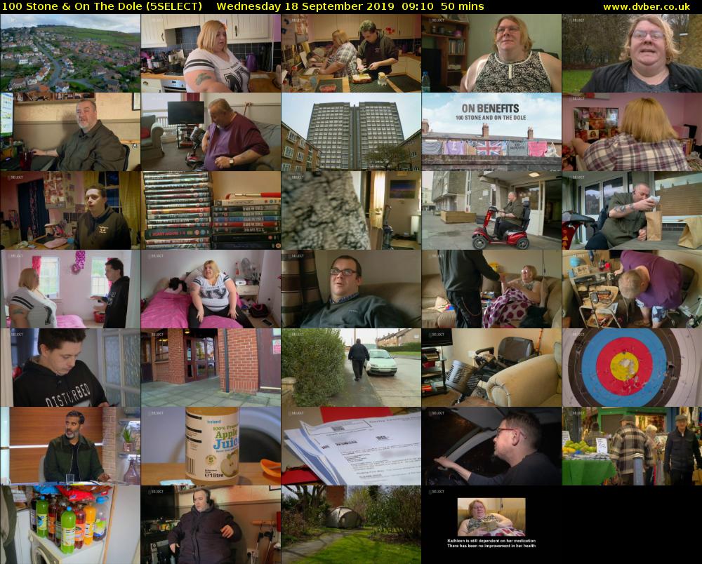 100 Stone & On The Dole (5SELECT) Wednesday 18 September 2019 09:10 - 10:00