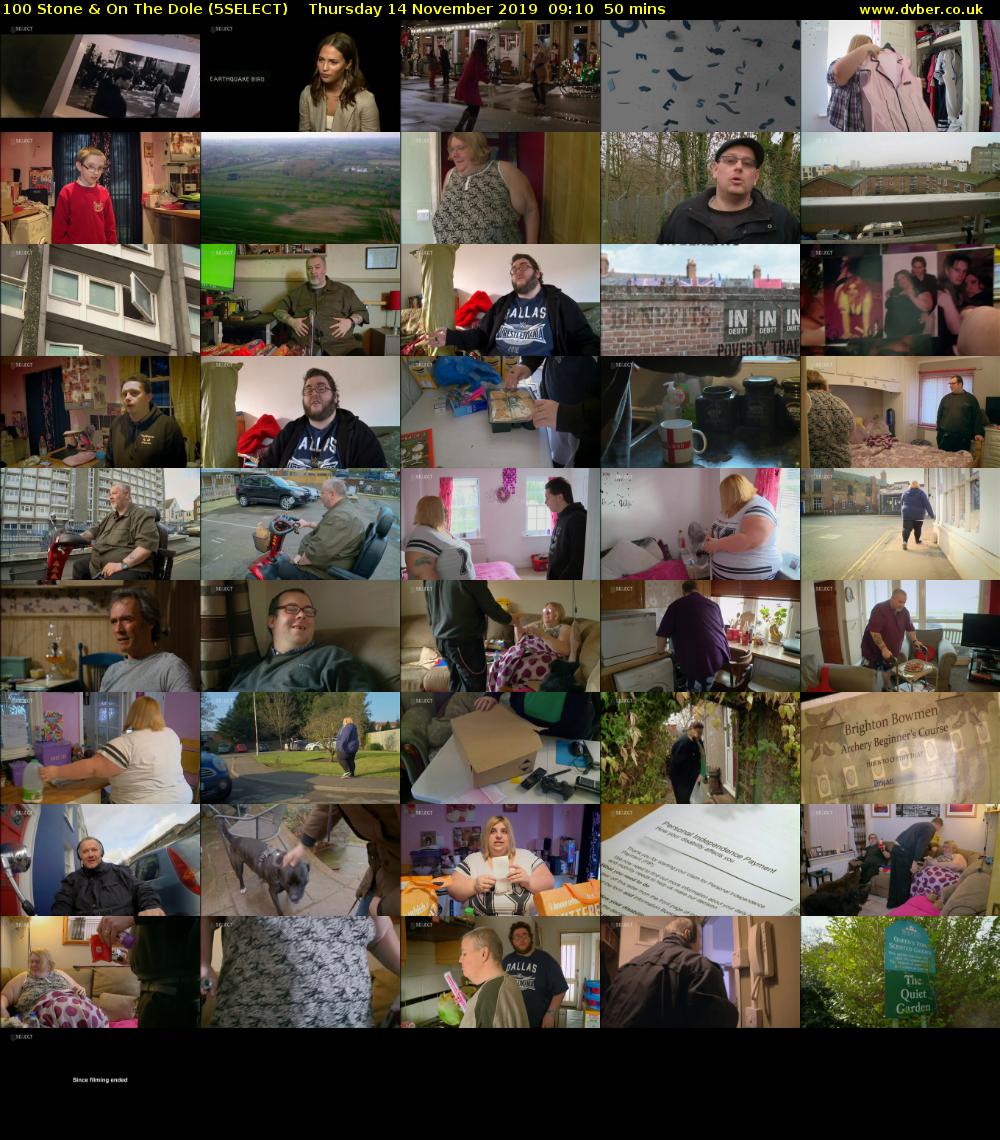 100 Stone & On The Dole (5SELECT) Thursday 14 November 2019 09:10 - 10:00