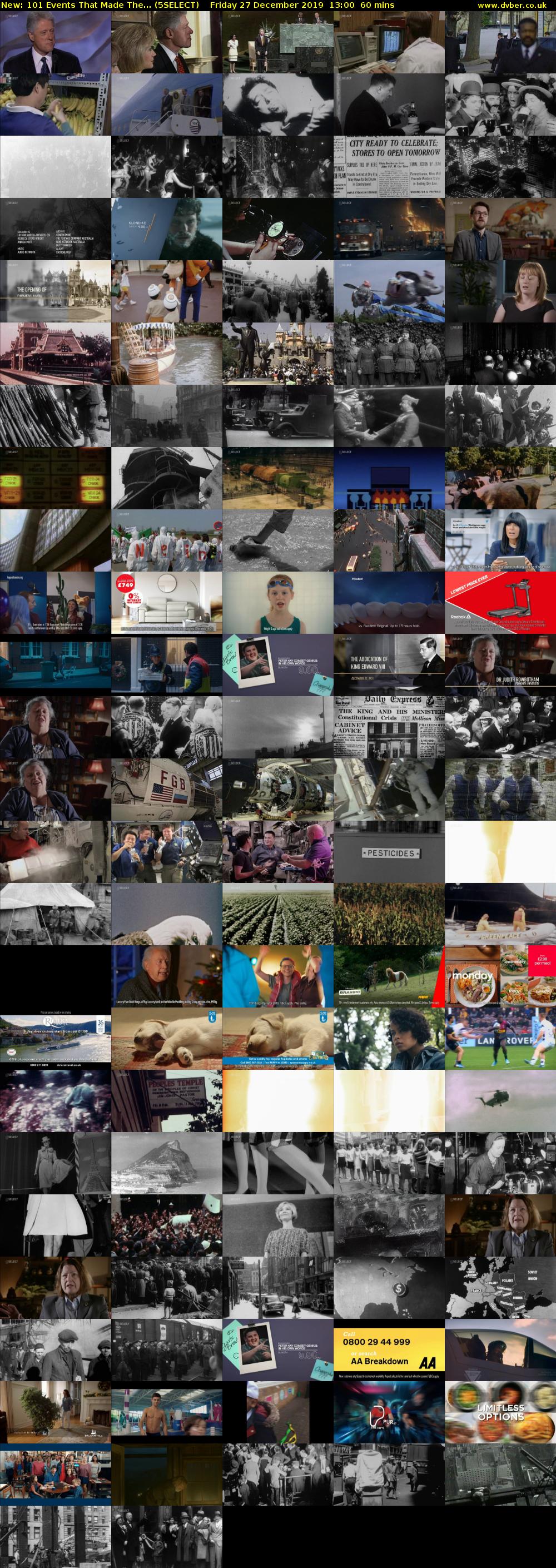 101 Events That Made The... (5SELECT) Friday 27 December 2019 13:00 - 14:00
