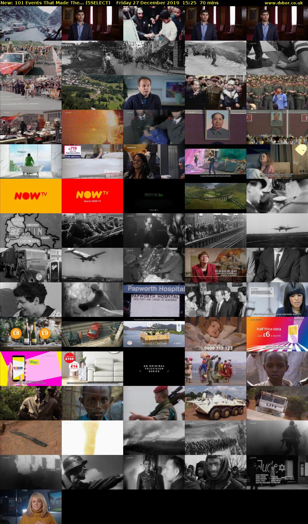 101 Events That Made The... (5SELECT) Friday 27 December 2019 15:25 - 16:35