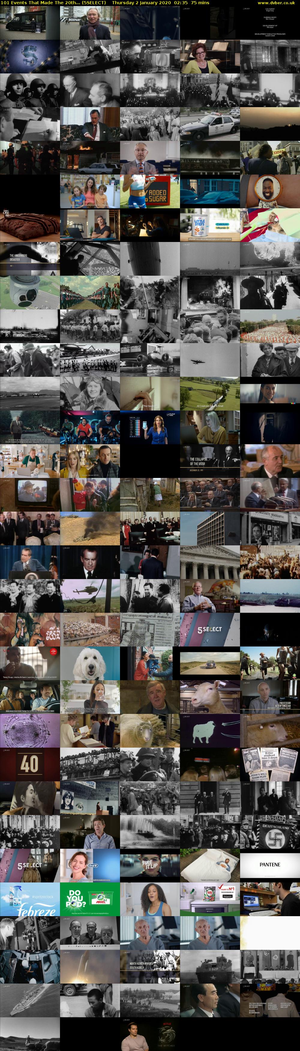 101 Events That Made The 20th... (5SELECT) Thursday 2 January 2020 02:35 - 03:50