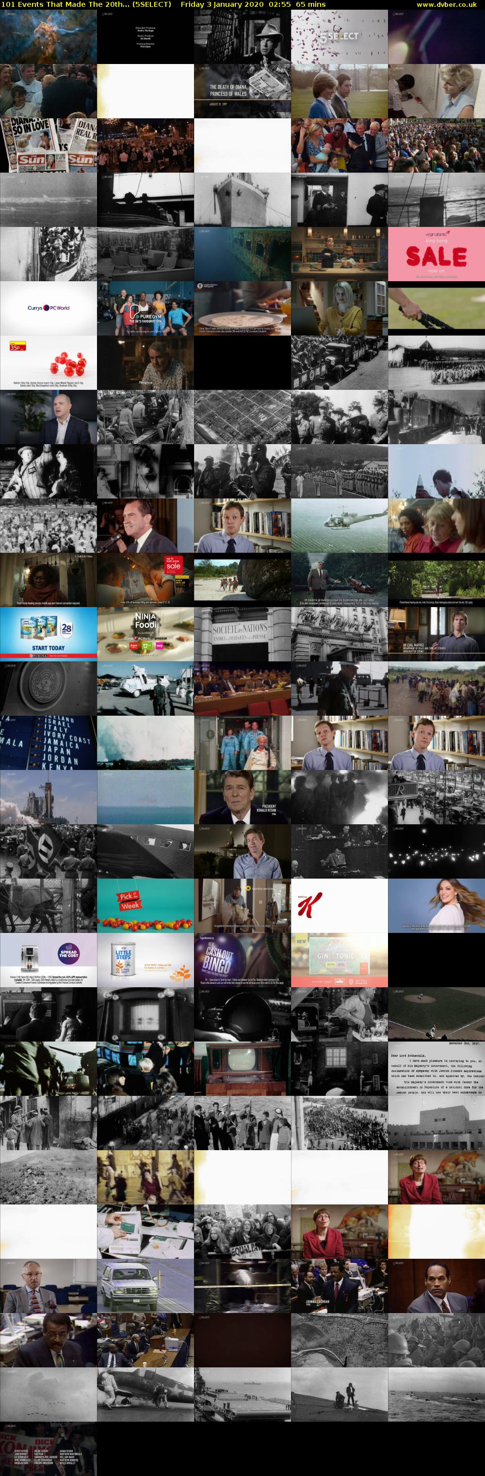 101 Events That Made The 20th... (5SELECT) Friday 3 January 2020 02:55 - 04:00