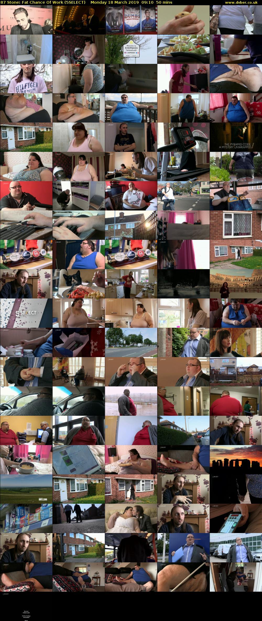 87 Stone: Fat Chance Of Work (5SELECT) Monday 18 March 2019 09:10 - 10:00