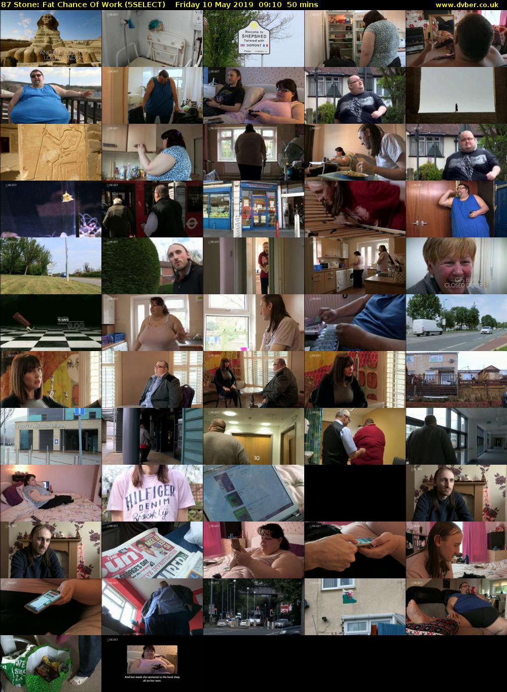 87 Stone: Fat Chance Of Work (5SELECT) Friday 10 May 2019 09:10 - 10:00