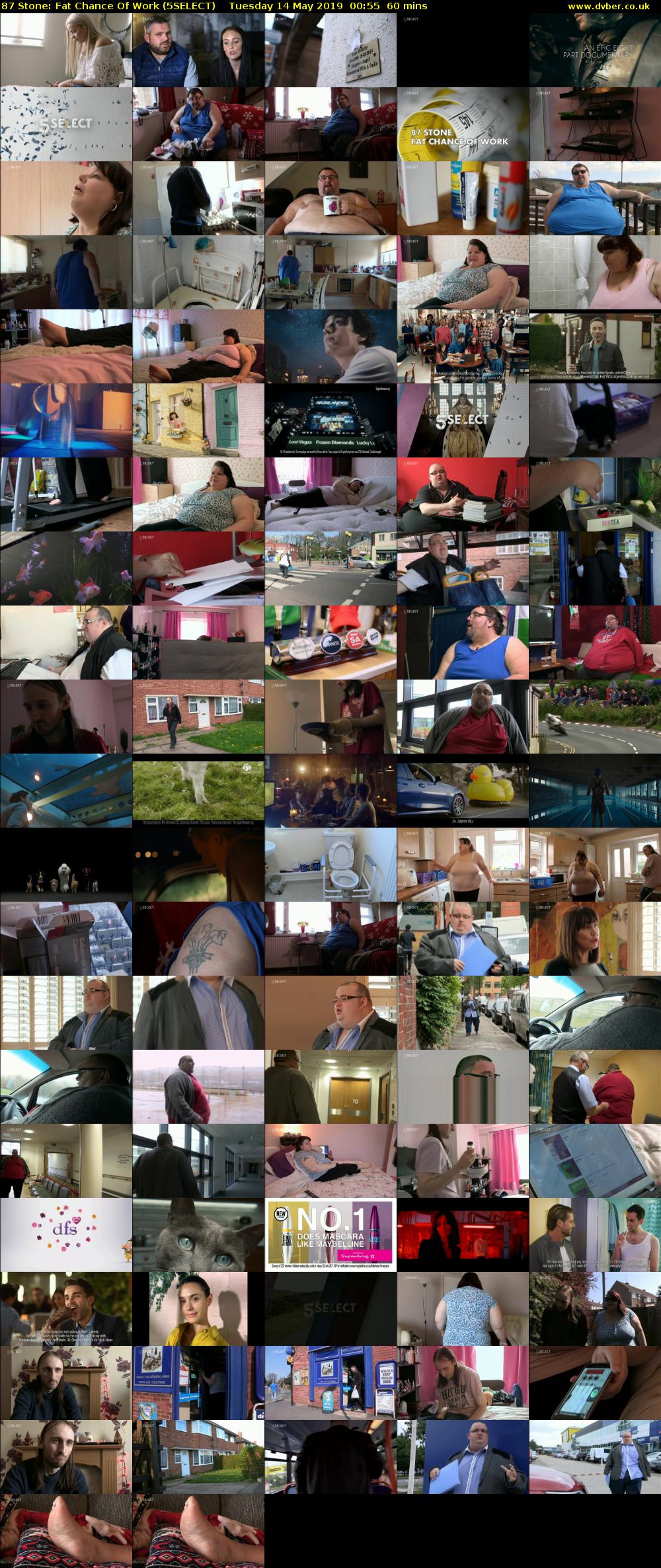 87 Stone: Fat Chance Of Work (5SELECT) Tuesday 14 May 2019 00:55 - 01:55