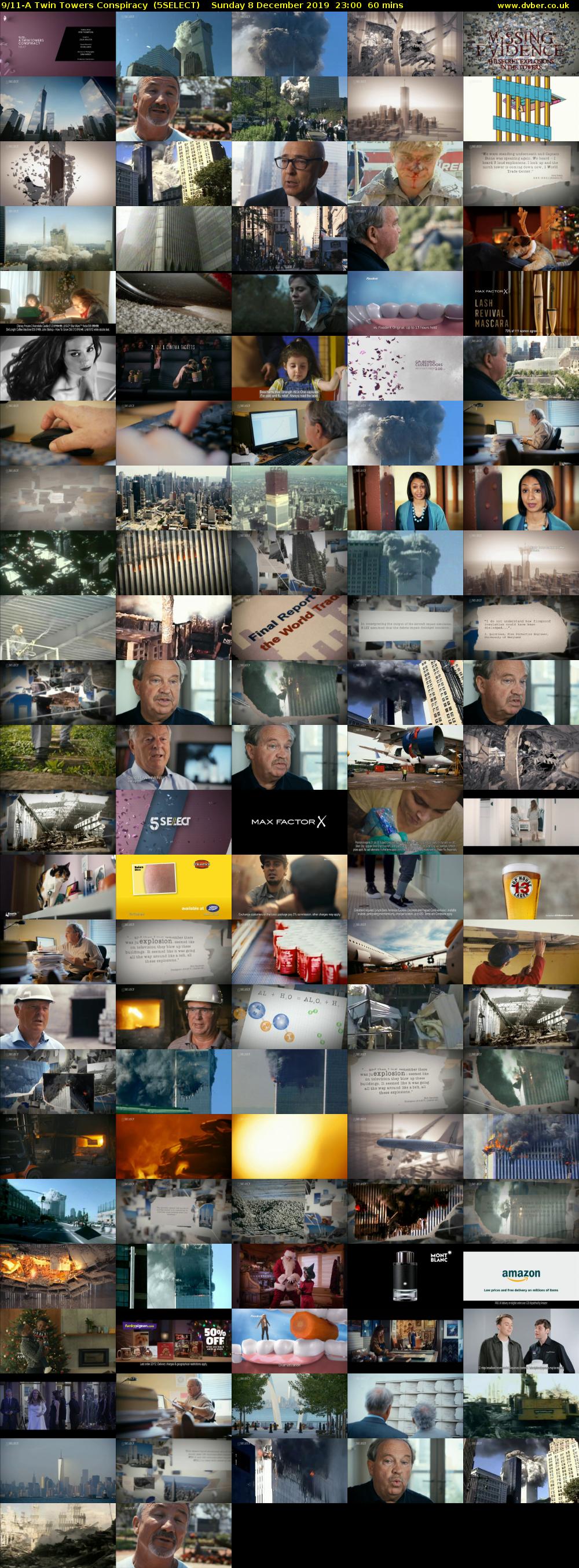 9/11-A Twin Towers Conspiracy  (5SELECT) Sunday 8 December 2019 23:00 - 00:00
