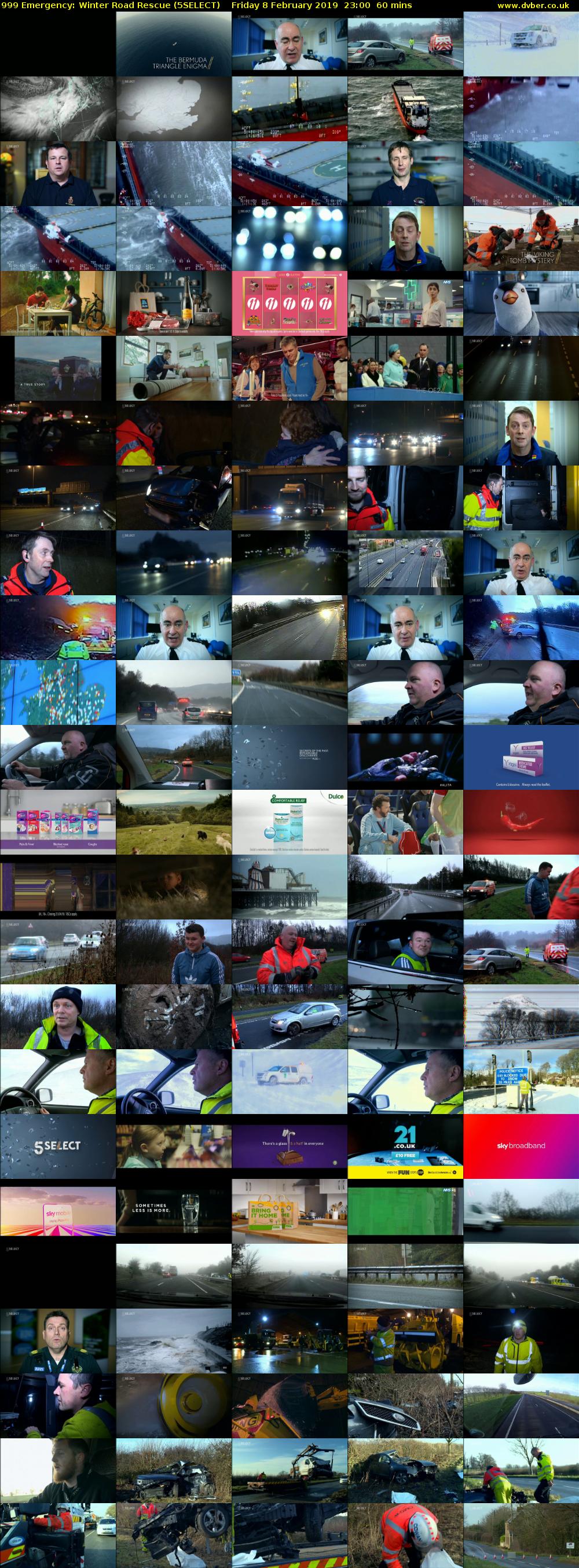 999 Emergency: Winter Road Rescue (5SELECT) Friday 8 February 2019 23:00 - 00:00