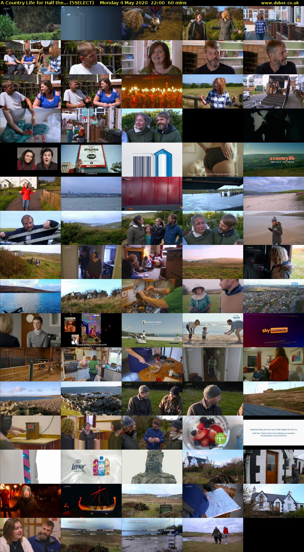 A Country Life for Half the... (5SELECT) Monday 4 May 2020 22:00 - 23:00
